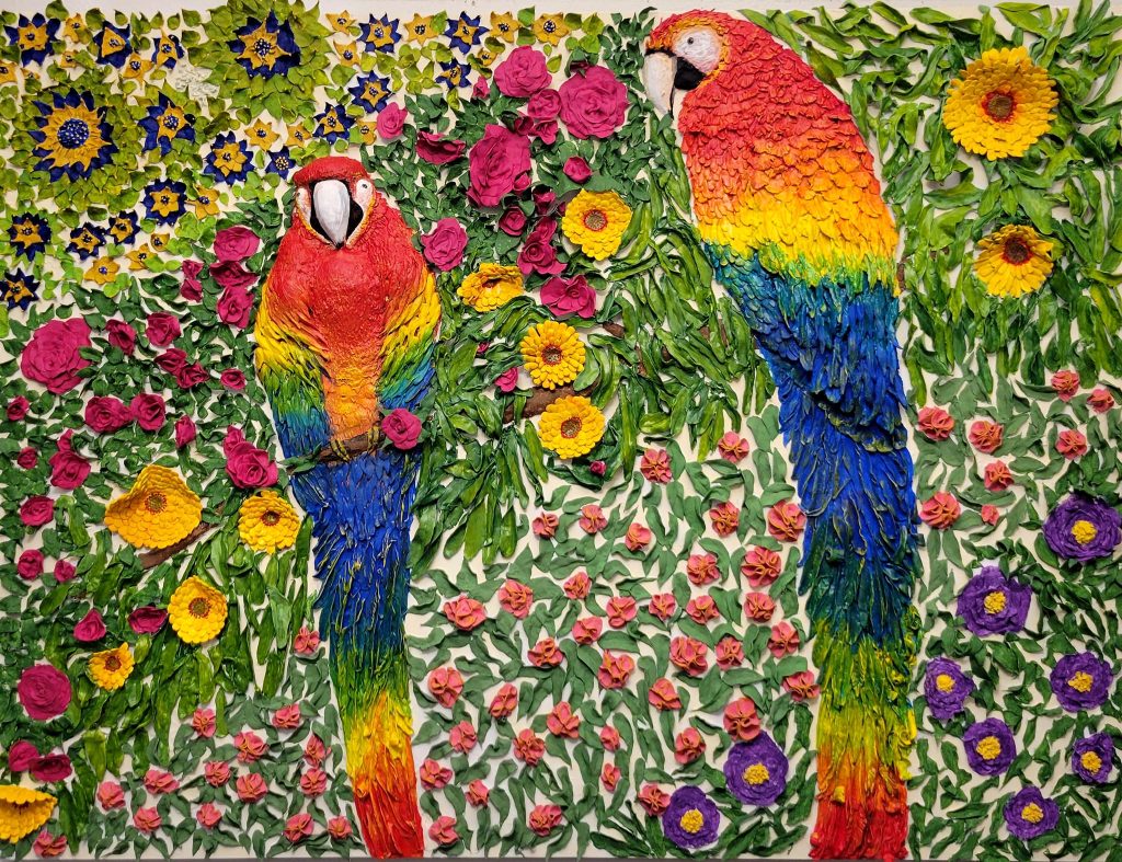 Bird Pair (36″x48″ 2022)