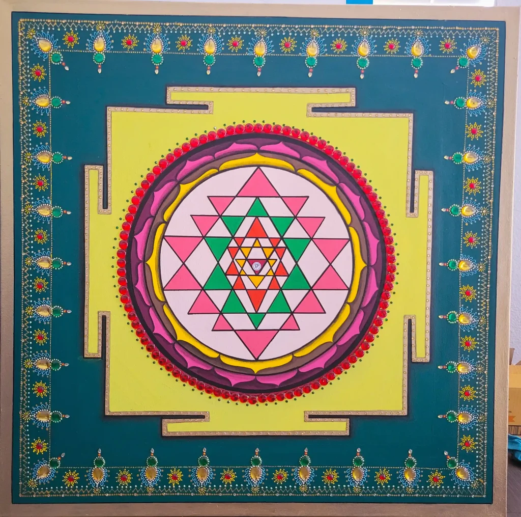 Sri Yantra 3ft (36"x36" $351)